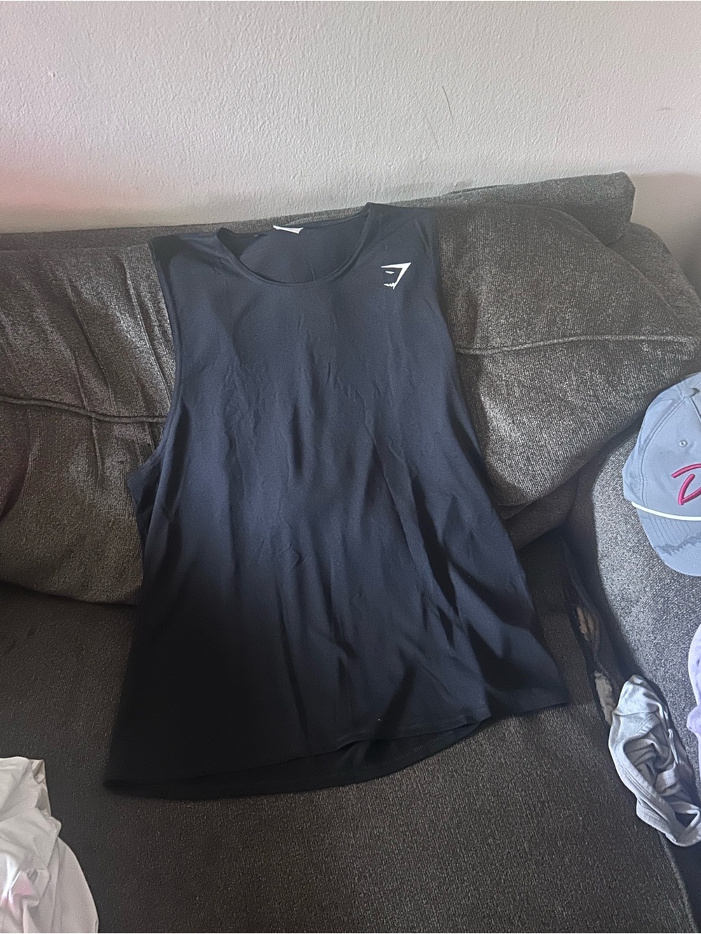 Gymshark black tank top